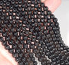 6MM Rare Black Rock Crystal Gemstone Grade AAA Round Loose Beads 7.5 inch Half Strand (80003785 H-B95)