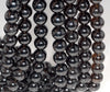 12MM Rare Black Rock Crystal Gemstone Grade AAA Round Loose Beads 7.5 inch Half Strand (80003787 H-B95)