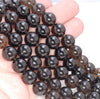 16MM Natural Clear Dark Smoky Quartz Gemstone Grade AAA Round Loose Beads 7.5 inch Half Strand (80003805-B94)