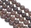 16MM Natural Clear Dark Smoky Quartz Gemstone Grade AAA Round Loose Beads 7.5 inch Half Strand (80003805-B94)