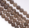 12MM Natural Clear Smoky Quartz Gemstone Grade AA Round Loose Beads 15.5 inch Full Strand (80003815-B96)