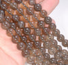 12MM Natural Light Clear Smoky Quartz Gemstone Grade A Round Loose Beads 15.5 inch Full Strand (80003816-B96)