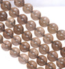 10MM Natural Light Clear Smoky Quartz Gemstone Grade AA Round Loose Beads 15.5 inch Full Strand (80003818-B94)