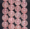 10-11MM Red Strawberry Lepidocrocite Quartz Gemstone Grade AA Round Loose Beads 7.5 inch Half Strand (80003819-B100)