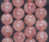 12MM Red Strawberry Lepidocrocite Quartz Gemstone Grade A Round Loose Beads 8 inch Half Strand (80003824-B100)