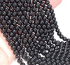 6MM Genuine Black Rock Quartz Crystal Gemstone Grade AAA Round Loose Beads 15.5 inch Full Strand (80003844-B96)