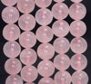 12MM Translucent Pink Mozambique Rose Quartz Gemstone Grade AAA Round Loose Beads 8 inch Half Strand (80003849-B103)