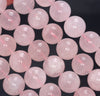 14MM Translucent Pink Mozambique Rose Quartz Gemstone Grade AA Round Loose Beads 8.5 inch Half Strand (80003852-B103)