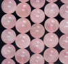 14MM Translucent Pink Mozambique Rose Quartz Gemstone Grade AA Round Loose Beads 8.5 inch Half Strand (80003852-B103)