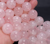 18MM Translucent Pink Mozambique Rose Quartz Gemstone Grade AA Round Loose Beads 9 inch Half Strand (80003855-B103)