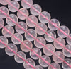 9MM Translucent Pink Mozambique Rose Quartz Gemstone Grade A Round Loose Beads 7.5 inch Half Strand (80003865-B103)