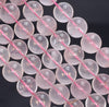 11MM Translucent Pink Mozambique Rose Quartz Gemstone Grade A Round Loose Beads 7.5 inch Half Strand (80003874-B102)