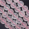 13MM Translucent Pink Mozambique Rose Quartz Gemstone Grade AA Round Loose Beads 8 inch Half Strand (80003881-B102)