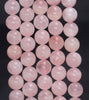 10MM Pink Madagascar Rose Quartz Gemstone Grade A Round Loose Beads 7.5 inch Half Strand (80003891-B101)