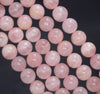 10MM Pink Madagascar Rose Quartz Gemstone Grade AA Round Loose Beads 7.5 inch Half Strand (80003892-B101)