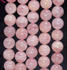 10MM Pink Madagascar Rose Quartz Gemstone Grade AA Round Loose Beads 7.5 inch Half Strand (80003892-B101)