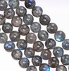 8MM Dark Blue Labradorite Gemstone Grade AA Round Loose Beads 7.5 inch Half Strand (80003914-B99)