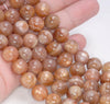 11MM Sunstone Gemstone Grade AA Round Loose Beads 7 inch Half Strand (80003917-B100)