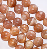 11MM Sunstone Gemstone Grade AA Round Loose Beads 7 inch Half Strand (80003917-B100)