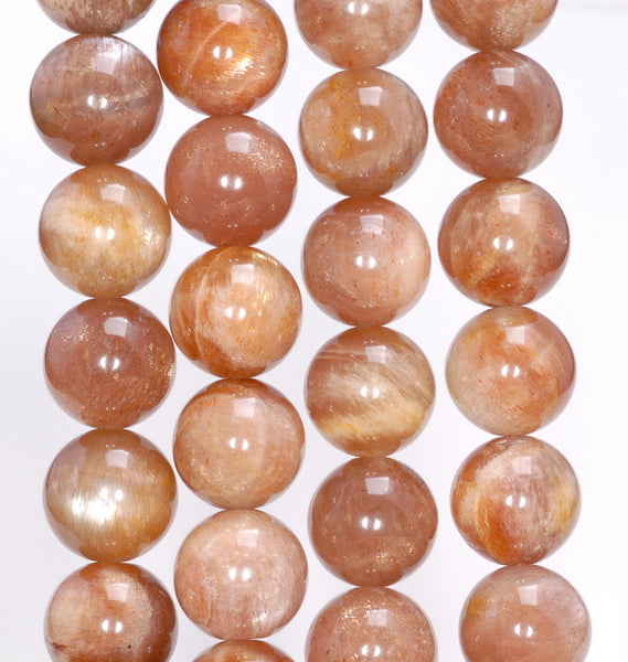 12MM Sunstone Gemstone Grade AA Round Loose Beads 15.5 inch Full Strand (80003920-B100)