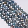 5-6MM Dark Blue Kyanite Gemstone Round Loose Beads 15.5 inch Full Strand (80004000-A174)