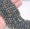 5-6MM Kyanite Gemstone Round Loose Beads 15.5 inch Full Strand (80004001-A174)