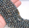 7MM Kyanite Gemstone Round Loose Beads 15.5 inch Full Strand (80004010-A174)