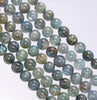 7-8MM Inclusion Kyanite Gemstone Round Loose Beads 15.5 inch Full Strand (80004012-A174)