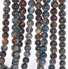 10MM Blue Brown Kyanite Gemstone Grade AB Round Loose Beads 15.5 inch Full Strand (80004022-B111)