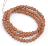 5-6MM Natural Rudraksha Bodhi Seed Round Loose Beads 21 inch (80004027-W11)