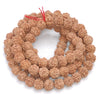 9-10MM Natural Rudraksha Bodhi Seed Round Loose Beads 38 inch (80004032-W11)