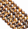 8MM Tiger Eye Gemstone Grade AB Round Loose Beads 15.5 inch Full Strand (80004045-B107)