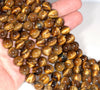 10MM Tiger Eye Gemstone Grade B Round Loose Beads 7.5 inch Half Strand (80004051 H-B107)