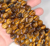 12MM Tiger Eye Gemstone Grade AB Round Loose Beads 7.5 inch Half Strand (80004054 H-B107)