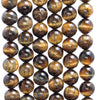 12MM Tiger Eye Gemstone Grade AB Round Loose Beads 7.5 inch Half Strand (80004055 H-B108)