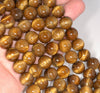 12MM Tiger Eye Gemstone Grade AB Round Loose Beads 15.5 inch Full Strand (80004056-B108)