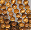 12MM Tiger Eye Gemstone Grade AB Round Loose Beads 15.5 inch Full Strand (80004056-B108)