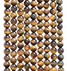 6MM Tiger Eye Gemstone Grade A Round Loose Beads 15 inch Full Strand (80004059-B108)