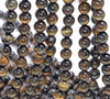 8MM Tiger Eye Gemstone Grade A Round Loose Beads 7.5 inch Half Strand (80004061 H-B108)