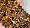 12MM Tiger Eye Gemstone Grade B Round Loose Beads 15.5 inch Full Strand (80004065-B108)