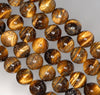 12MM Tiger Eye Gemstone Grade B Round Loose Beads 15.5 inch Full Strand (80004065-B108)