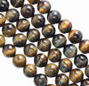 10MM Tiger Eye Gemstone Grade A Round Loose Beads 15.5 inch Full Strand (80004066-B108)