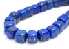 8-9MM Lapis Lazuli Gemstone Grade AA Cube Loose Beads 7 inch Half Strand (80004068-B106)