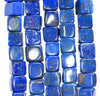 9-10MM Lapis Lazuli Gemstone Grade AA Cube Loose Beads 7 inch Half Strand (80004070-B110)