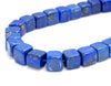 9-10MM Lapis Lazuli Gemstone Grade AA Cube Loose Beads 7 inch Half Strand (80004070-B110)