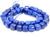 10-11MM Lapis Lazuli Gemstone Grade AAA Cube Loose Beads 7 inch Half Strand (80004075-B110)