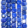 10-11MM Lapis Lazuli Gemstone Grade AAA Cube Loose Beads 7 inch Half Strand (80004075-B110)