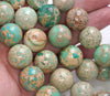 18MM Green Blue Imperial Jasper Gemstone Round Loose Beads 7 inch Half Strand (80004099-B109)