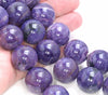 20MM Charoite Gemstone Grade AAA Round Loose Beads (80004109-A175)