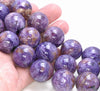 20MM Charoite Gemstone Grade AA Round Loose Beads (80004110-A175)